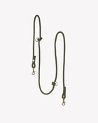 'Moss Green' - Hands Free Braided Leash