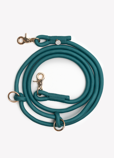 'Blue' - Hands Free Braided Leash