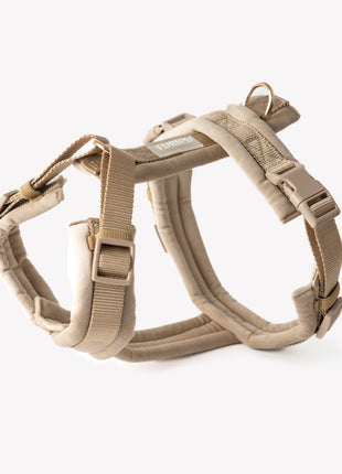 Sand - Velvet Dog Harness