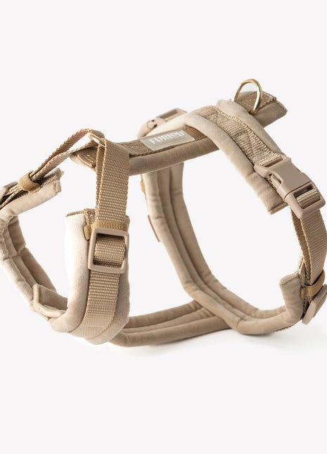 Sand - Velvet Dog Harness