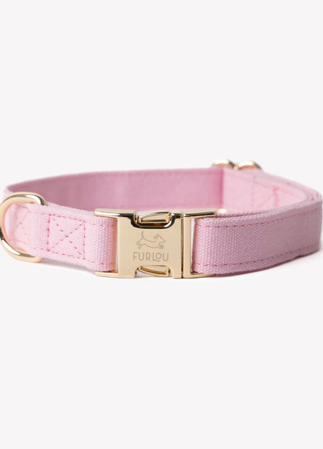 'Pink' - Canvas Dog Collar