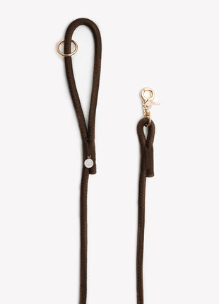 'Brown' - Braided Rope Leash
