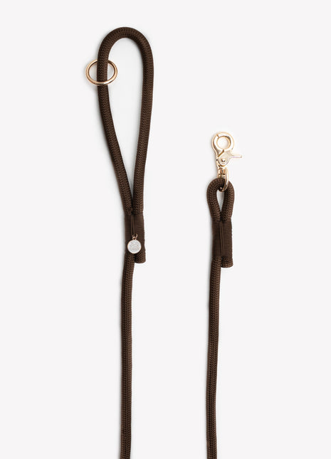 'Brown' - Braided Rope Leash