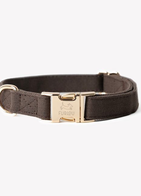 'Brown' - Canvas Dog Collar