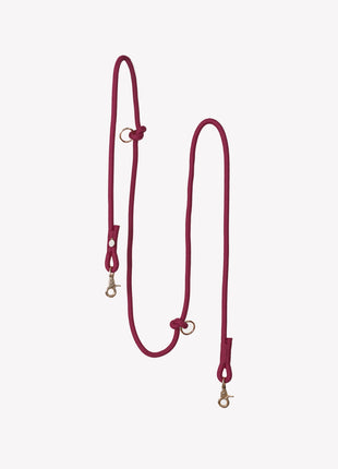 'Bordeaux' - Hands Free Braided Leash