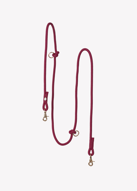'Bordeaux' - Hands Free Braided Leash