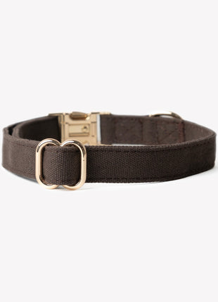 'Brown' - Canvas Dog Collar
