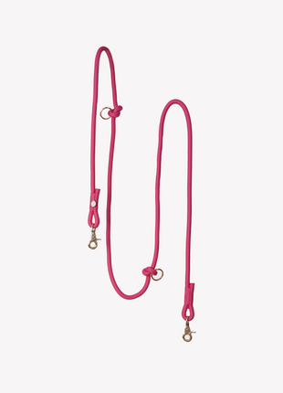 'Magenta' - Hands Free Braided Leash