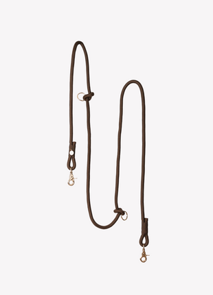 'Brown' - Hands Free Braided Leash
