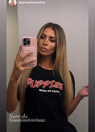 Puppies Keep Kids Off Drugs and Alcohol| Uni-Sex Crewneck Tee - Pup List