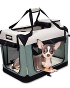 Jespet & GOOPAWS Indoor & Outdoor 3-Door Collapsible Soft-Sided Dog, Cat & Small Pet Crate - Pup List