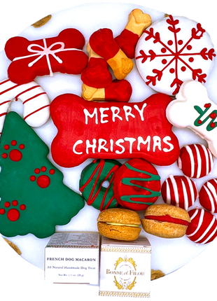 Christmas Themed Dog Treats Gift Box