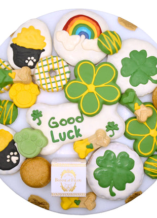 Good Luck Themed Dog Treats Gift Box