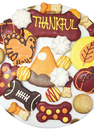 Thankful Themed Dog Treats Gift Box
