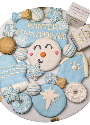 Winter Themed Dog Treats Gift Box