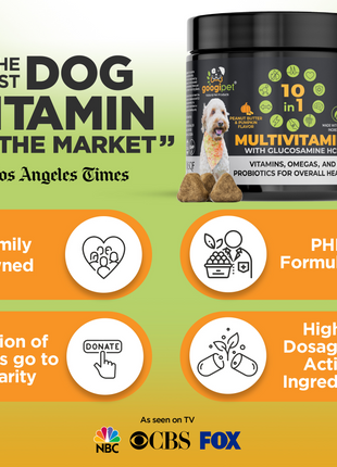 10 in 1 Multivitamin Chews for Dogs (Peanut Butter & Pumpkin Flavor)