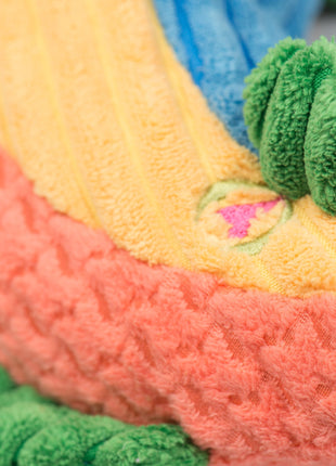 Raucous Rainbow Trout Knottie® Plush Dog Toy