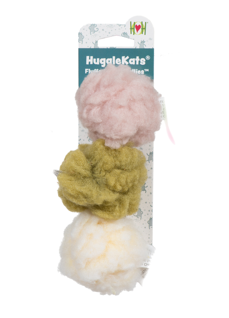 HuggleKats® FlufferFleece™ Ballies Plush Cat Toys, 3 Pack - Pup List