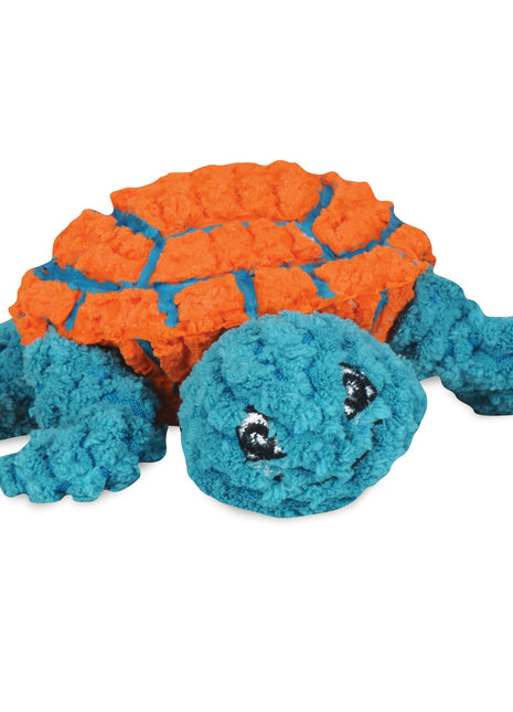 Huggle-Fusion® Dude Turtle Plush & Latex Dog Toy