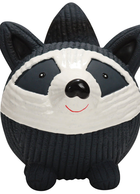 Reggie Raccoon Ruff-Tex® Latex Ball Dog Toy, Large - Pup List