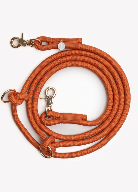 'Terracotta' - Hands Free Braided Leash