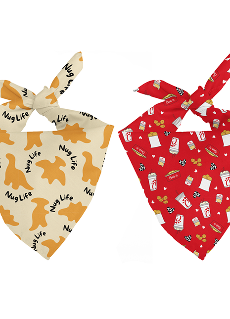 Chicken Nugget Dog Bandana