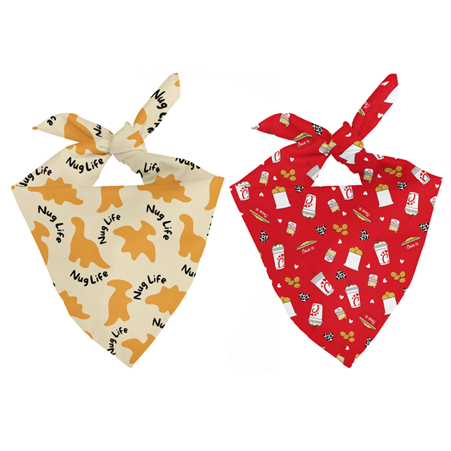 Chicken Nugget Dog Bandana