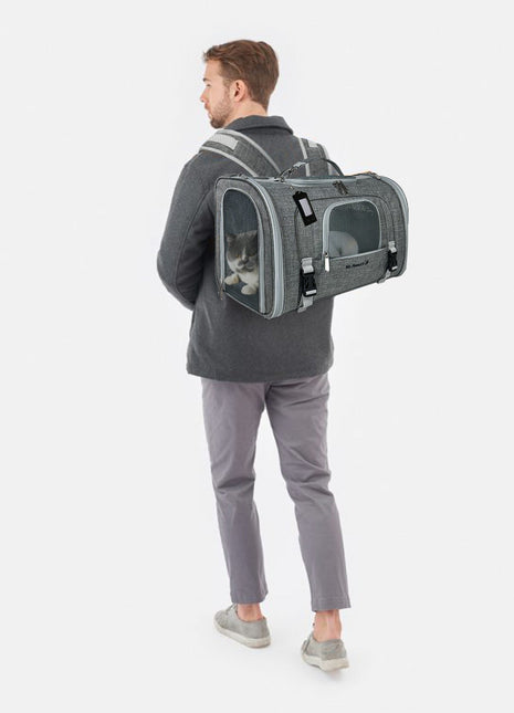 Mr. Peanut's Monterey Series Airline Compliant Horizontal Backpack Pet Carrier