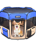 Jespet 2-Door Portable Soft-Sided Dog, Cat & Small Pet Exercise Playpen - Pup List
