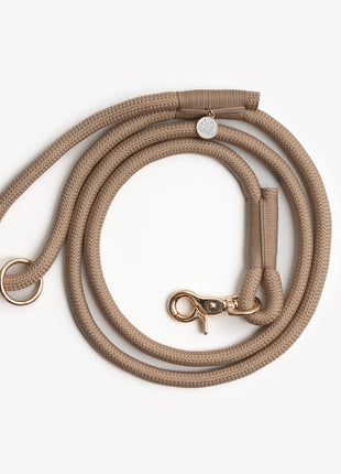 'Sand' - Braided Rope Leash