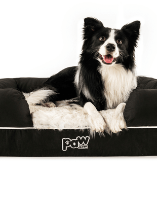 PupLounge™ Memory Foam Dog Bed Cover - Charcoal Grey (Bed Not Included) - Small
