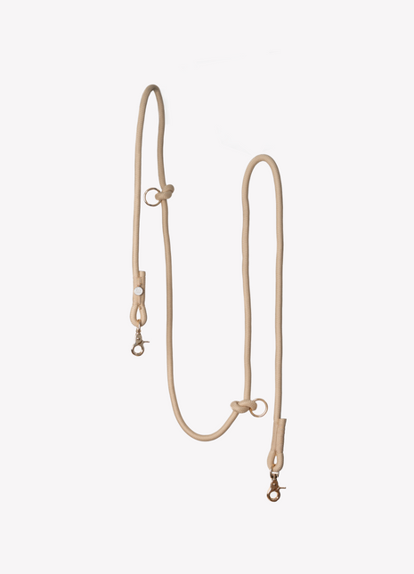 'Tan' - Hands Free Braided Leash