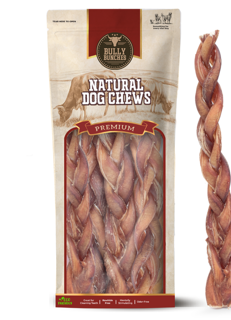 12 Inch Standard Braided Bully Stick