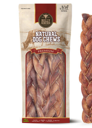 12 Inch Jumbo Braided Bully Stick