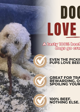 12 Inch Braided Jerky Stick