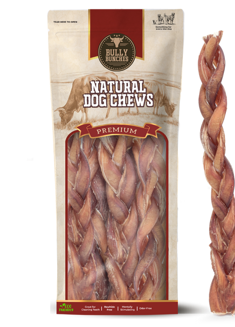 12 Inch Standard Braided Bully Stick