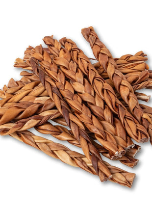 All-Natural Braided Collagen Stick Dog Treats, Supports Joint, Skin & Coat Health – 12-Inch Standard (25/Case)