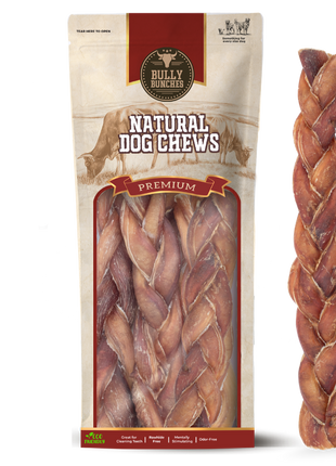 12 Inch Jumbo Braided Bully Stick