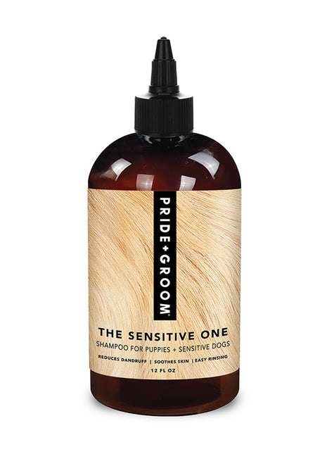 THE SENSITIVE ONE Hypoallergenic Dog & Puppy Shampoo — With Hemp Oil, Aloe & Oatmeal for Sensitive Skin
