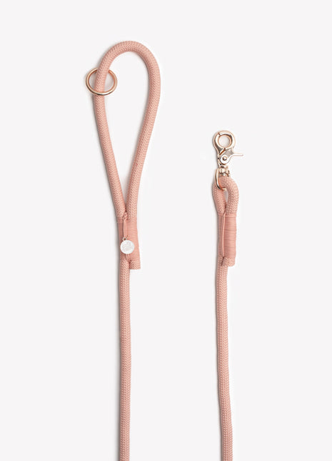 'Powder Rose' - Braided Rope Leash
