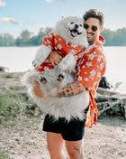 Clay Hibiscus BBQ Shirt