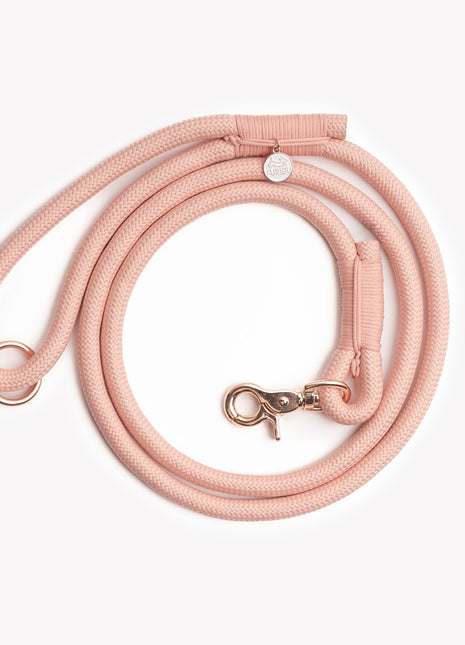 'Powder Rose' - Braided Rope Leash
