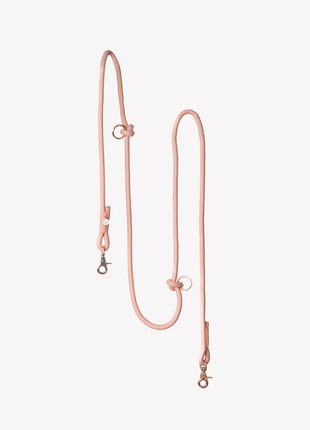 'Powder Rose' - Hands Free Braided Leash