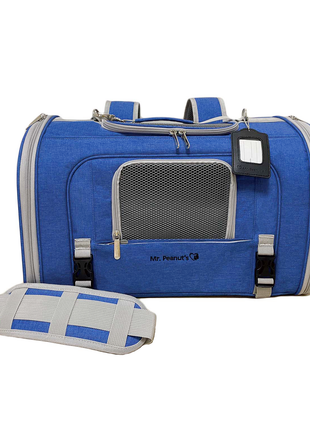 Mr. Peanut's Monterey Series Airline Compliant Horizontal Backpack Pet Carrier