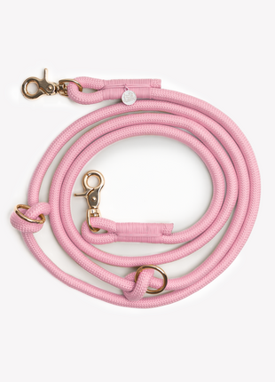 'Pink' - Hands Free Braided Leash