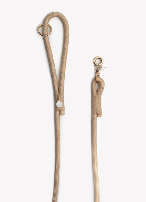 'Tan' - Braided Rope Leash