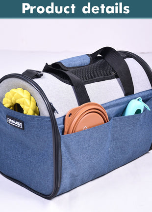 GOOPAWS Soft Sided Collapsible Airline Travel Pet Carrier Bag for Comfort and Travel - Pup List