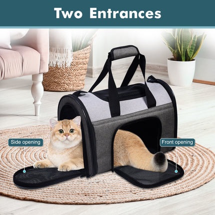 GOOPAWS Soft Sided Collapsible Airline Travel Pet Carrier Bag for Comfort and Travel - Pup List
