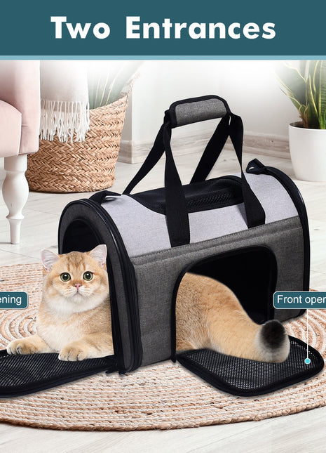 GOOPAWS Soft Sided Collapsible Airline Travel Pet Carrier Bag for Comfort and Travel - Pup List