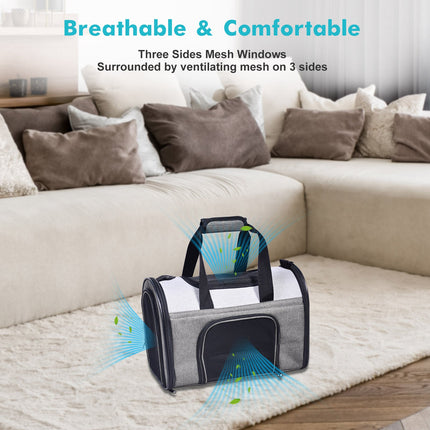 GOOPAWS Soft Sided Collapsible Airline Travel Pet Carrier Bag for Comfort and Travel - Pup List